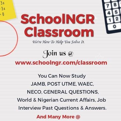 Study Centre for Nigerian undergraduates & aspirants.
📌 https://t.co/OqHqSXtGOA