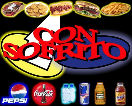 Con Sofrito is a mobile food cart, which specializes in creating all of your typical food into a blend of latin flavor. Sofrito is a secret ingredient from P.R.
