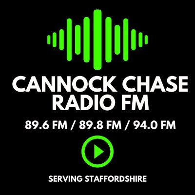 Cannock Chase Radio FM serving Cannock Chase, Rugeley & The Trent Valley, Lichfield including Staffordshire - Listen 89.6, 89.8, 94.0 FM, Online, Alexa & Mobile