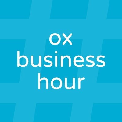 EVERY WEDNESDAY 1-2PM an hour of #networking, #news, #innovation, #collaboration and synergy in the #Oxford Area. Use #oxbusinesshour for a retweet.