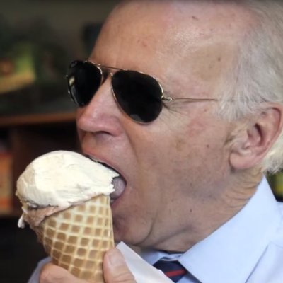 Just simpin' for Biden.