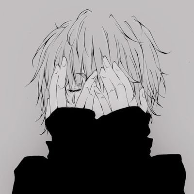 Sad Transparent Boy Cartoon  Sad Anime Guy Png Transparent PNG  1001x799   Free Download on NicePNG