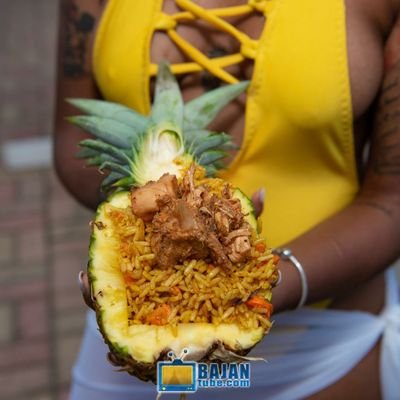 pineapplecoated's profile picture. Food inclusive event with food in pineapple boats & cocktails in pineapple bowls