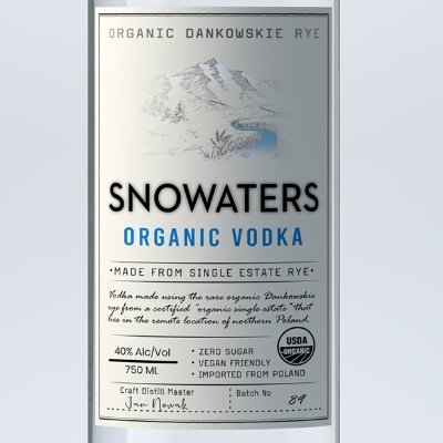 Snowaters Organic Vodka