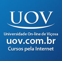 A UOV - Universidade On-line de Viçosa é uma instituição especializada em cursos de capacitação pela internet.
Conheça nossos cursos no site: www.uov.com.br