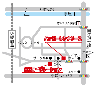 京都府宇治市のレンタカー会社。ハッピーレンタリース株式会社の公式アカウントです。最新情報などをお知らせします。ＴＥＬ：０１２０－８６－８０４１　営業時間　ＡＭ８：００～ＰＭ７：００　無休(年末年始を除く)　手伝ってくださってる方はこちら　@hirotakayama 高山豊正さん