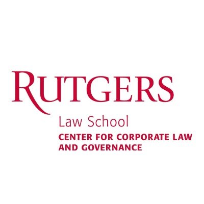 RutgersCCLG's profile picture. Center for Corporate Law and Governance at @RutgersLaw