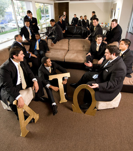 We are the Brothers of the Epsilon Chi chapter of Alpha Tau Omega at San Jose State University. Come by and check us out. BROTHERHOOD