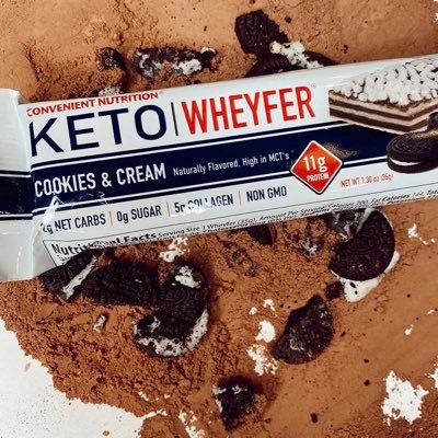 Keto Wheyfer - High in Protein! Unlike other keto and low carb snacks that tend to be dry and bland, the Keto Wheyfer is the perfect blend of cream and crunch!