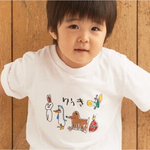 オリジナル似顔絵刺繍Tシャツ