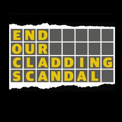 Group of concerned leaseholders at The Lumiere Building with ACM, HPL and timber, worried about the potential costs involved #endourcladdingscandal