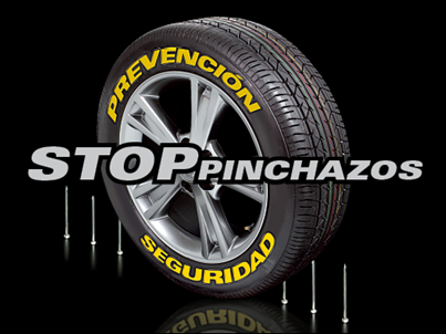 stoppinchazos's profile picture. Stoppinchazos,el sellante preventivo para aumentar la seguridad en todos los desplazamientos.
QUE NO TE PAREN LOS PINCHAZOS.
Tel 93 473 81 51