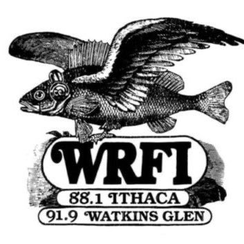 WRFI Community Radio. Broadcasting at 88.1 FM, Ithaca, 91.9, Watkins Glen.
