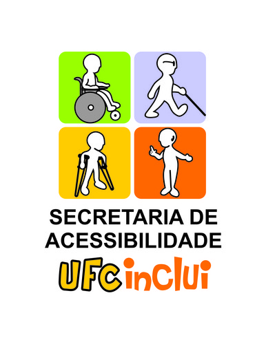 Secretaria de Acessibilidade UFC Inclui, responsável por coordenar ações e políticas institucionais rumo à inclusão de pessoas com deficiência.