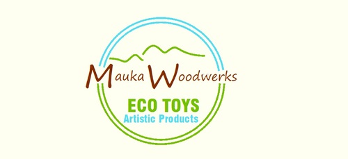 Mauka Woodwerks makes and markets handmade in the USA nontoxic wood toys and eco artistic products.
