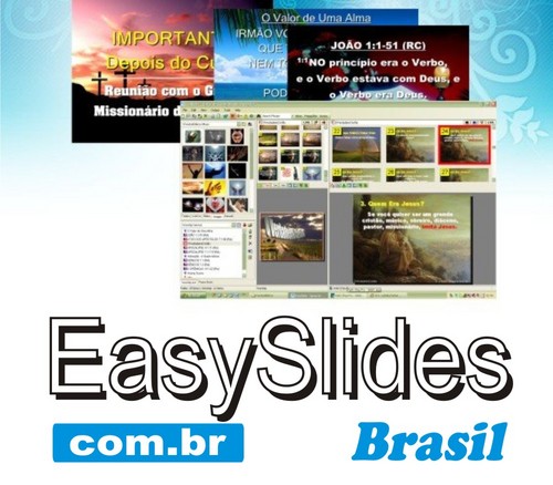 easyslidesbr's profile picture. Programa para apresentação de hinos, versículos, pregações, palestras no Data Show, com uma infinidade de recursos e gratuito...
