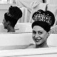 I blog about royal style and royal jewels. And if I had a tiara, you better believe I'd wear it in the bath.