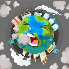 Concientizando sobre la contaminación atmosférica, sus causas, consecuencias y maneras de evitarla.  ~🌎🌍🌏~