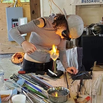 Glassblower 👩🏭
Zombriglass on insta 📸
Ask me for more info on customs or availability of my art 📿
