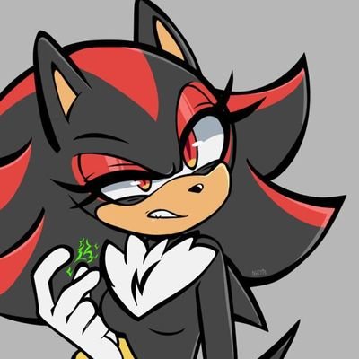 Girl with shadow hedgehog - Discord Pfp