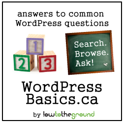 WordPressBasics's profile picture. Answers to common WordPress questions.  Search. Browse. Ask!
