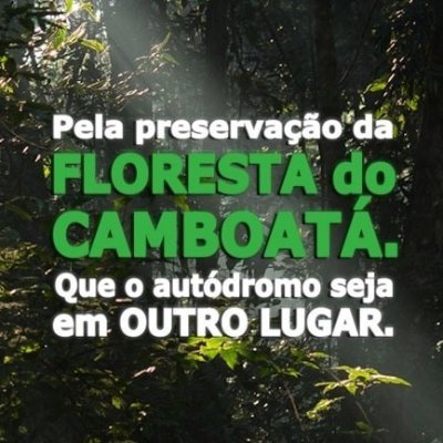 A Floresta agora é REVIS da Floresta do Camboatá.
Forest without race track!
Whatsapp 21 98597-2444 

Siga nosso Insta!