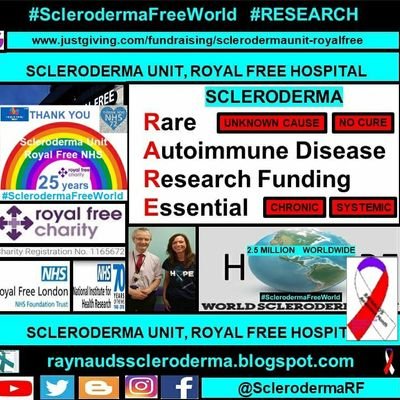 Scleroderma Unit @royalfreenhs
Tweets by long term #dcSSc patient, Nicola Whitehill, volunteer https://t.co/b5D1YSUThT