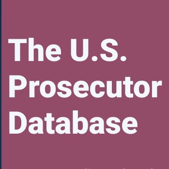 USProsecutorDB's profile picture. Hello, I am the U.S. Prosecutor Database.