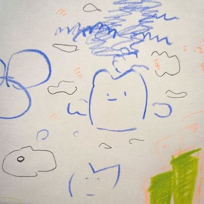 Drawing,Painting with music. / Kindness & sharpness./ 🤍
🐈🐈🐈→→→@ kuma25g