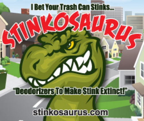Stinkosaurus1's profile picture. I Bet Your Trash Can Stinks.  Stinkosaurus offers super strength deodorizers that make stink extinct! Learn more at www.stinkosaurus.com or like us on Facebook