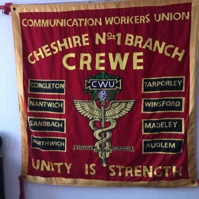 This the official account for the Cheshire No. 1 Branch of the Communication Workers Union.