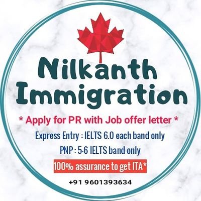 🇨🇦 Canada PR service with GENUINE JOB  OFFER LETTER as per NOC in Canadian company.  👉 Process under Express Entry with 6.0 each & PNP @5-6 IELTS band only.