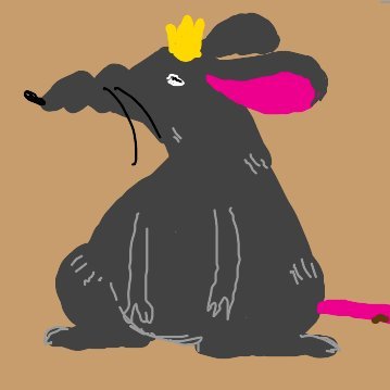 To his incarcerated followers the 'Lab Rat Pack' he' known as the benighted Rex Rattus de Rattus - The Black Hatted Redeemer. Round here we call him 'Sourlolli'