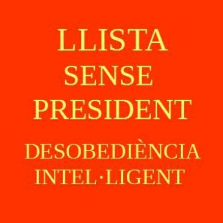 SensePresident's profile picture. Em van crear l'estiu del 2015 pel #27S, però em van substituir per #JuntsXSí #metapolítica
#EfecteReferèndum 
Gestiona @jmcampsc