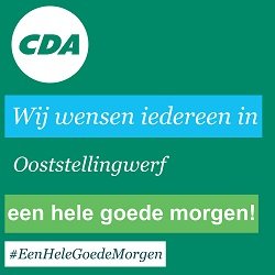 CDA Ooststellingwerf is een politieke middenpartij. Onze speerpunten: woningbouw, agrarische sector en de 'kracht van de samenleving'.