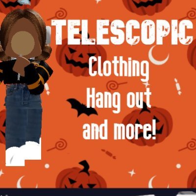 Telescopic is a Roblox clothing group featuring giveaways and clothing. I and the co-founder of this group have worked hard so please follow us! :)