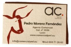 Pedro Moreno Fernández
Colegiado nº 3939
Tu Agencia Comercial en León :

info@comercialpmf.eu

Móvil: 693712663