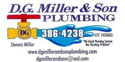 TLHPlumber's profile picture. Check us out on Facebook: http://t.co/Ih7S92CdEQ
D.G. Miller and Son - residential, commercial, and industrial plumbing services for Tallahassee