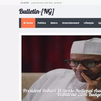 Bulletin Nigeria is an online blogging, that offers latest news. Most importantly, we are here to defend justice for all. Contact:  basenigeria@gmail.com