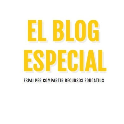 #ElBlogEspecial es un blog per compartir i descarregar recursos educatius d'#EducacióEspecial i #EducacióPrimària #ELE per @SalvaCu Recursos Educativos