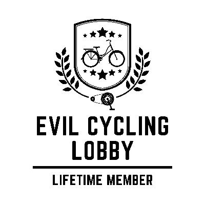 We want clean air and safe spaces to walk, live and cycle. You know. Evil things. 
Evil Cycling Lobby merch: https://t.co/ZsMZyUU37w