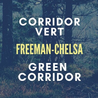 Appuyez la création d'un corridor vert entre la Rue Freeman et le Ruisseau Chelsea - Support the creation of a green corridor between Freeman and Chelsea Creek