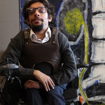 Stoke Mandeville Spinal Research Ambassador https://t.co/hbvS16unvb. BBC profiled artist, exploring spinal injury, disability & access https://t.co/ViPgpZlIUb. East Londoner