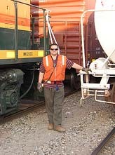 William Foamer, BNSF Conductor, UTU Secretary, Vice Local Chairman, Alternate Legislative Representative, President Pacific Coast Modular Club.