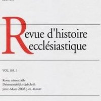 Revue d'Histoire Ecclésiastique(@RHE_Revue) 's Twitter Profile Photo