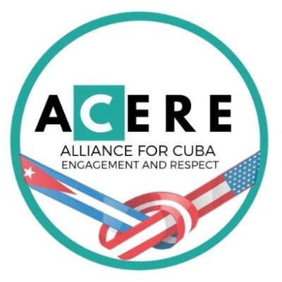 Twitter en español de ACERE (Alliance for Cuba Engagement and Respect), alianza de organizaciones que busca política exterior de EE. UU. constructiva hacia Cuba