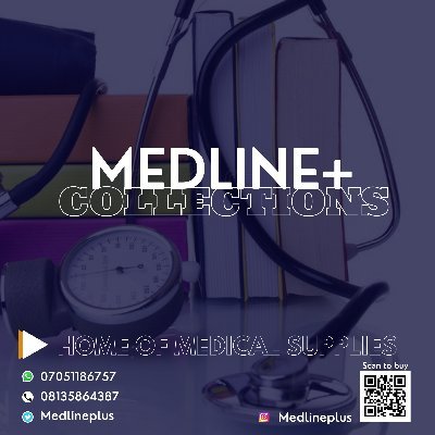 Our mission is to provide quality and affordable textbooks, diagnostic &Healthcare equipment🌐.

Medlineplus🩺 is a subsidiary of @itemsneeded🛒 company