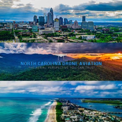 Aerial Photography and Video Business in North Carolina. 
All Rights Reserved 
FAA Certified Pilot 👨‍✈️
Insured 👍
We do not tolerate copyright infringement