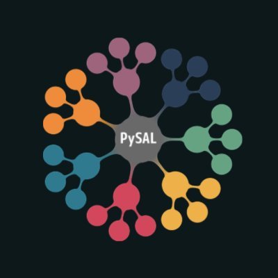 The Python Spatial Analysis Library (PySAL) is an Open-Source, Cross-Platform Geospatial Data Science Project.