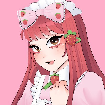 🍓 #ENVTuber, maid gamer🍓
🍓 Twitch Affiliate 🍓
🍓 Amateur idol? 🍓
🍓 https://t.co/E1P6VwI4Y6🍓
🍓Design by Torivic🍓
🍓Part of @BDenocy 🍓